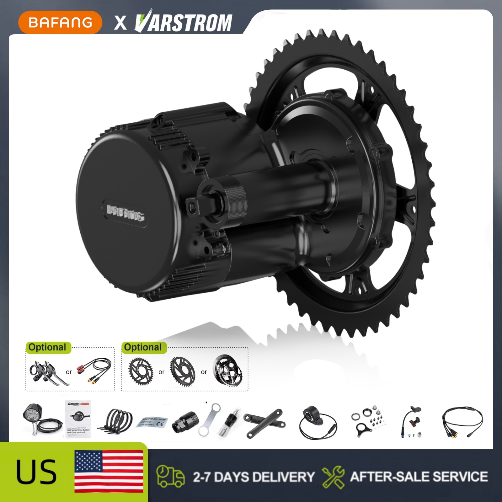 BAFANG 48V 500W 750W – zestaw  – Bafang Bbs02B 48V 750W Mid Drive Kit recenzja i cena