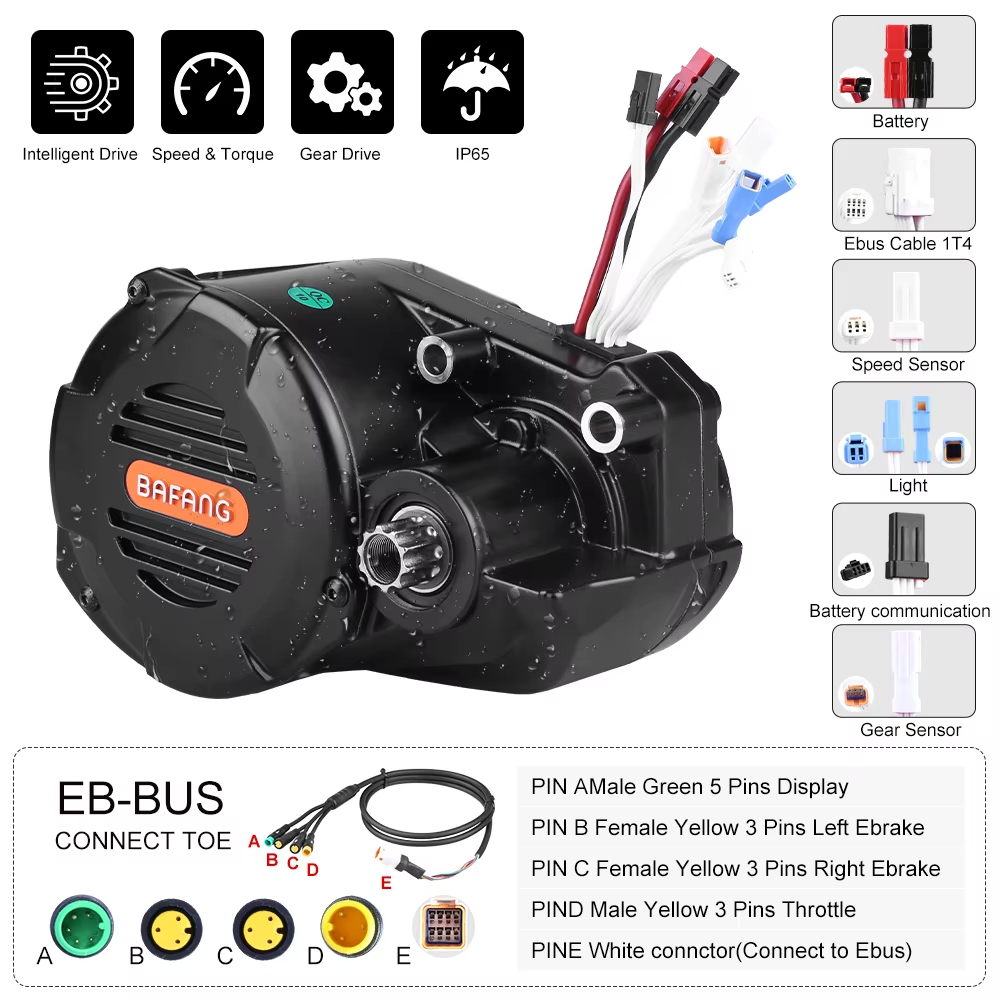 Zestaw do konwersji roweru na  – Mid Drive Motor Kit 52V 1000W recenzja i cena