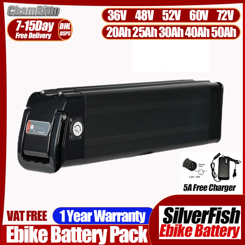 Bateria litowa Silver Fish do  – Electric Bicycle Battery 72V 30Ah recenzja i cena